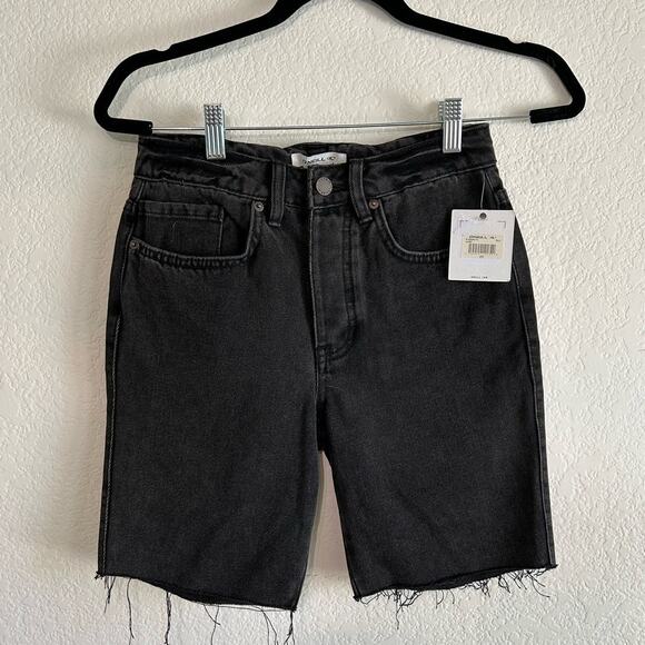 O'Neill Pants - O’Neill Denim Bermuda Charcoal Wash Cut Off Button Fly Shorts Size 25 | 2 | XS